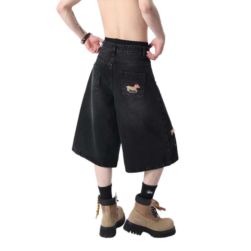 Zomuros Denim Shorts Unisex-5