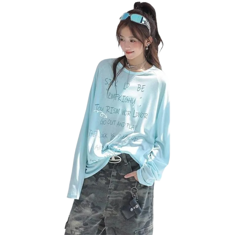 GOSO T Shirts Women's Sky Blue-2