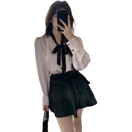 PAIN OR PLEASURE Casual Short Skirts Women's Black