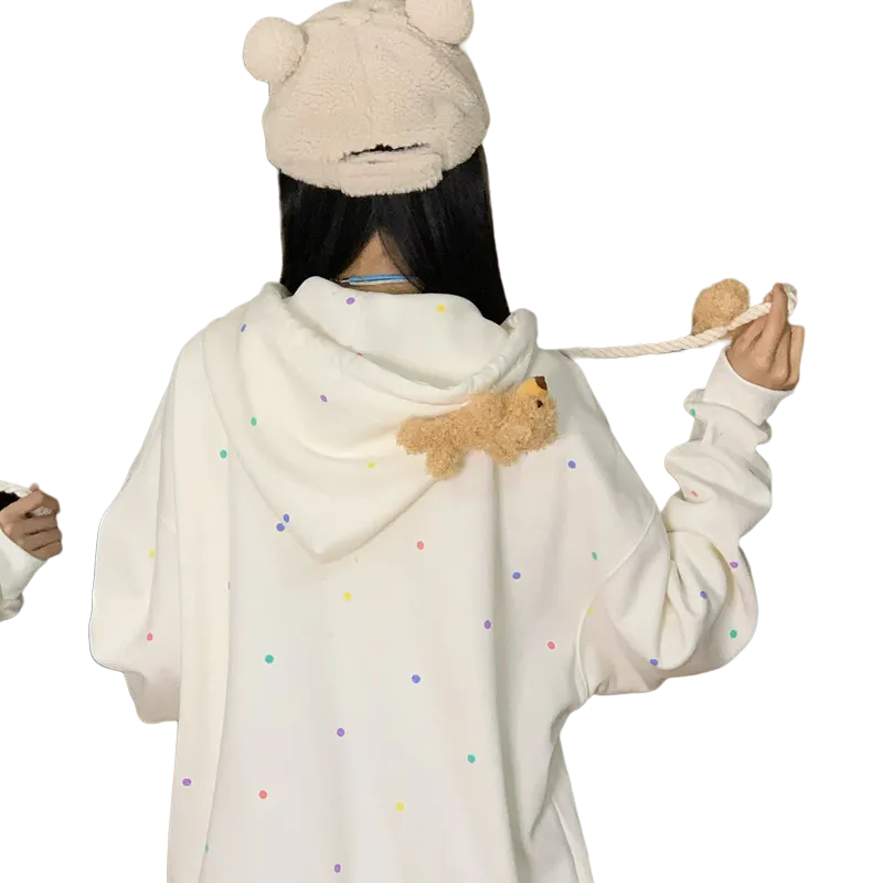 Incolore Sweatshirt Women's Cream Apricot-3