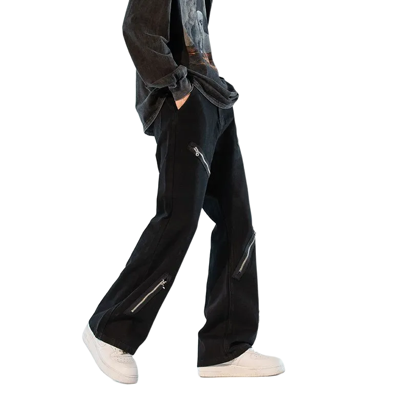 PANDA ADEVIL Jeans Unisex Black-2