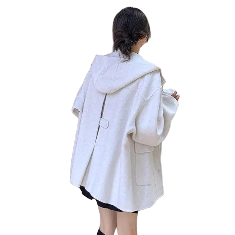 AFGGD Velvet feel Coat Women's Apricot-0