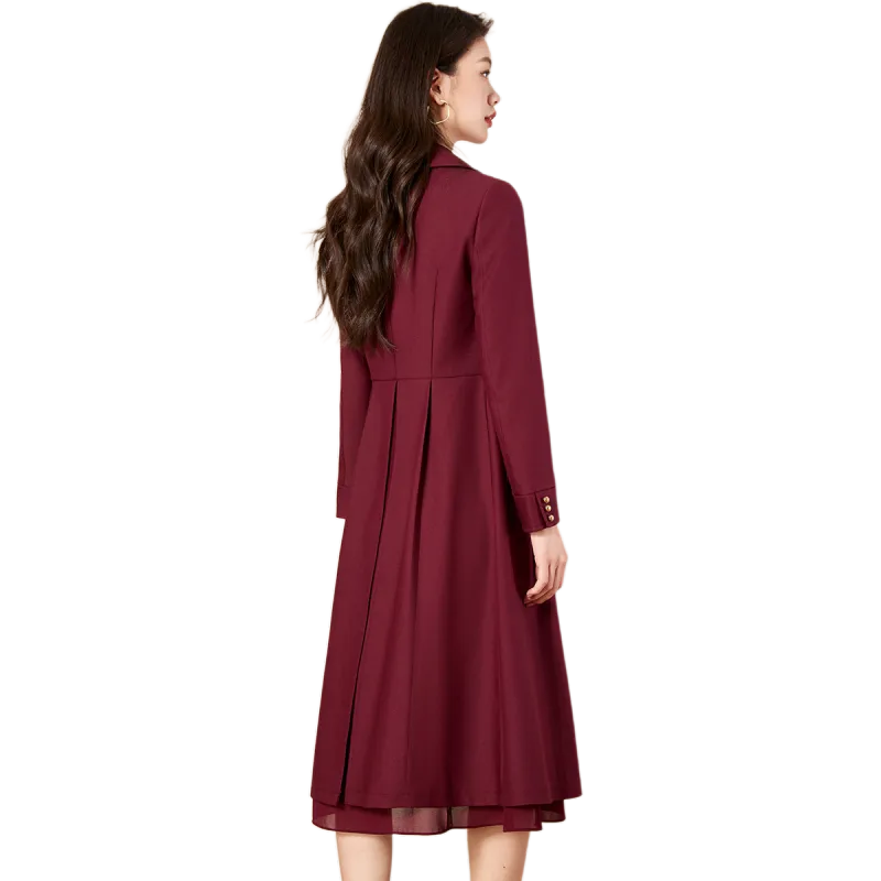 Mylan Trench Coat Women's Fuchsia-0