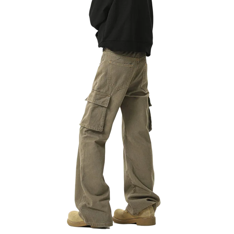 KSEK Jeans Unisex Khaki-1
