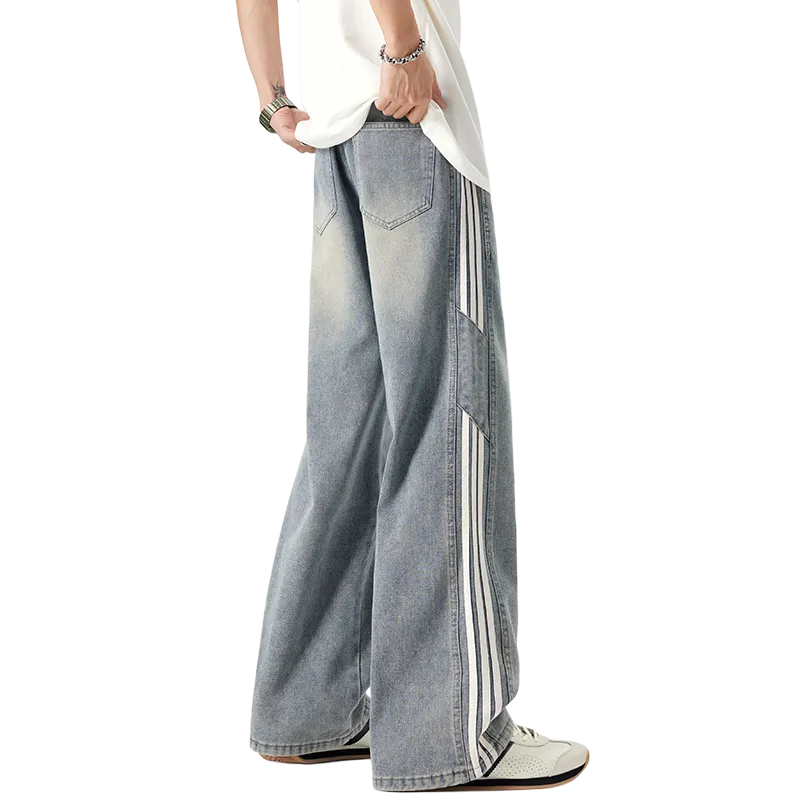 UF9193 Jeans Unisex Vintage Blue-1