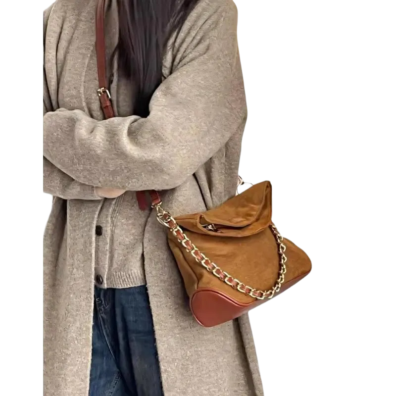 BEMIX PETS PU Shoulder Bag Women's Brown-1