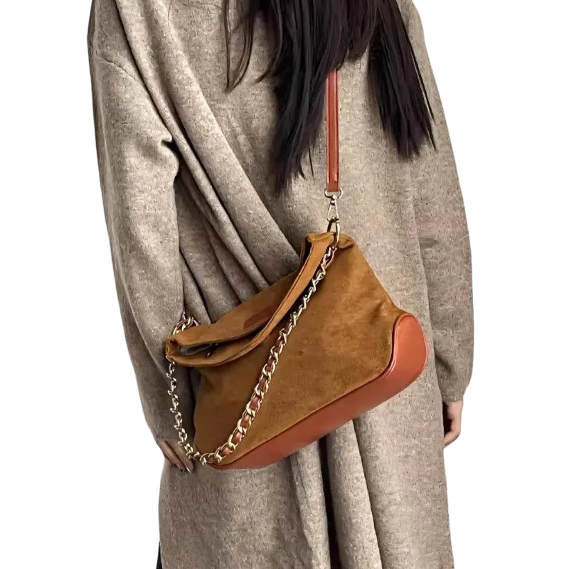 BEMIX PETS PU Shoulder Bag Women's Brown-3