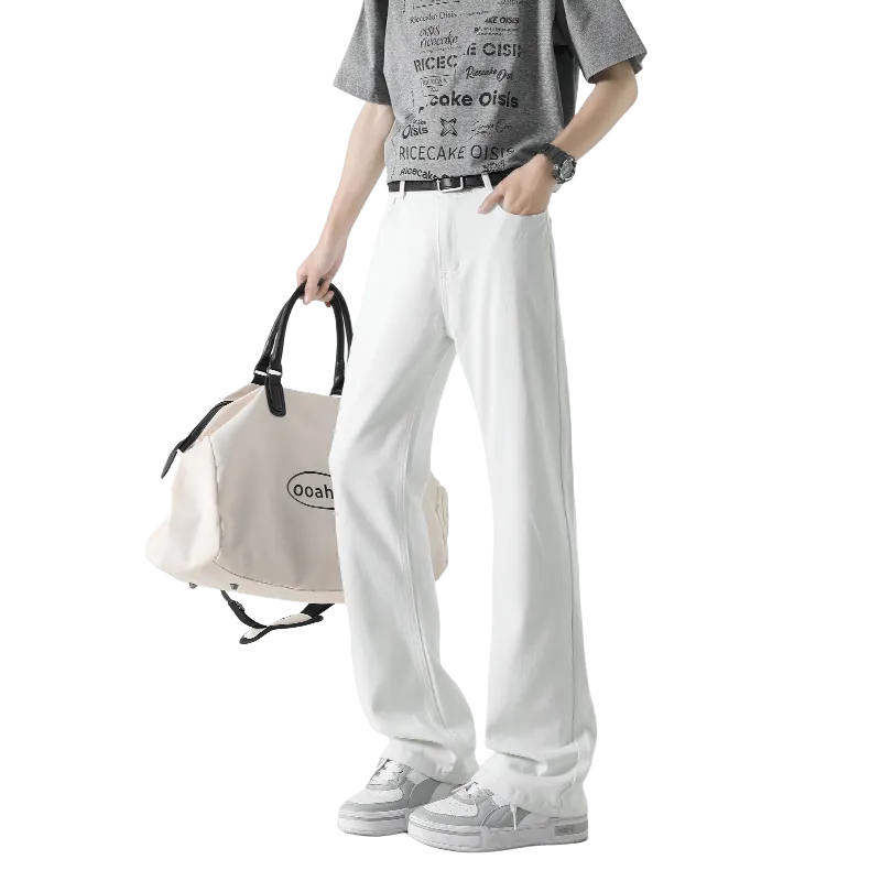 TELENT Jeans Unisex White-2