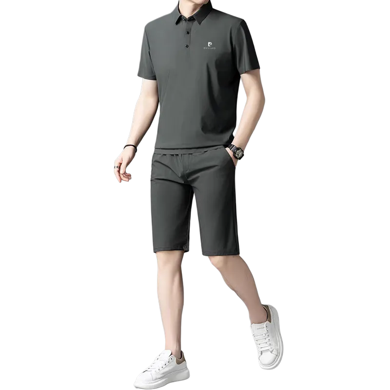 PIERRE CARDIN Casual Stretch Sports Suit Men's-5