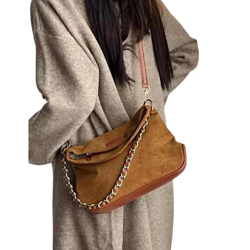 BEMIX PETS PU Shoulder Bag Women's Brown-4