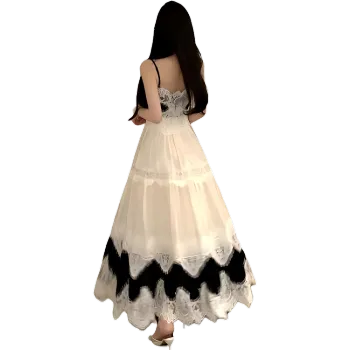 PLUSONEONE+ Slip Dresses Women's Black & White
