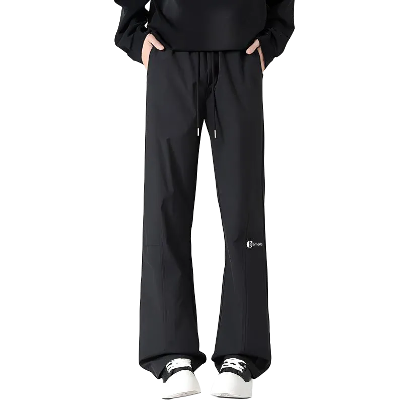 Caramella Casual Pants Unisex White Heather Gray-4