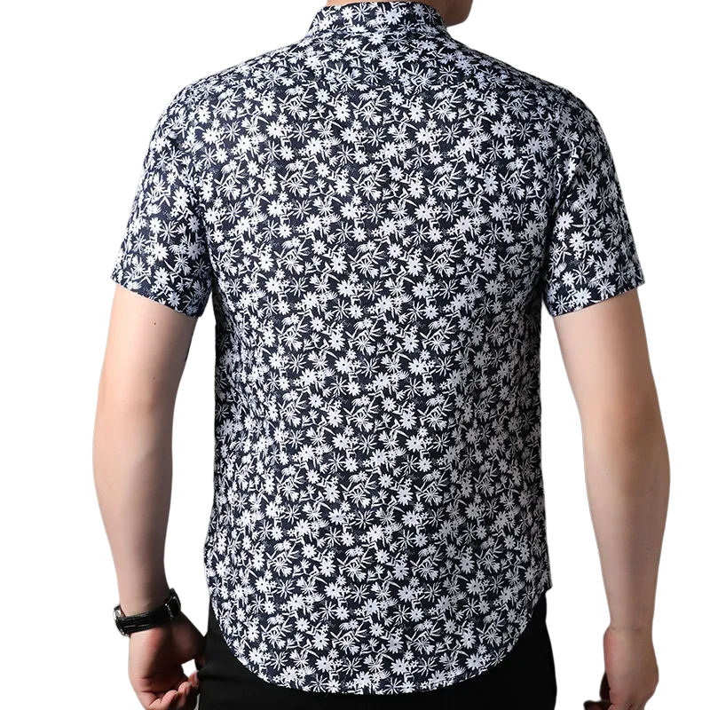 PIERRE CARDIN Shirts Men Black White-1