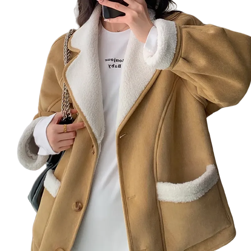Incolore Jackets Coats Women's Light Camel-5