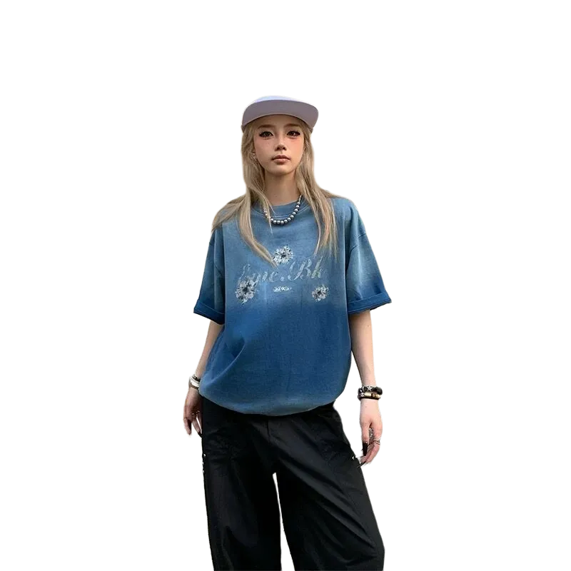 PVPVPV T Shirts Unisex Blue-0