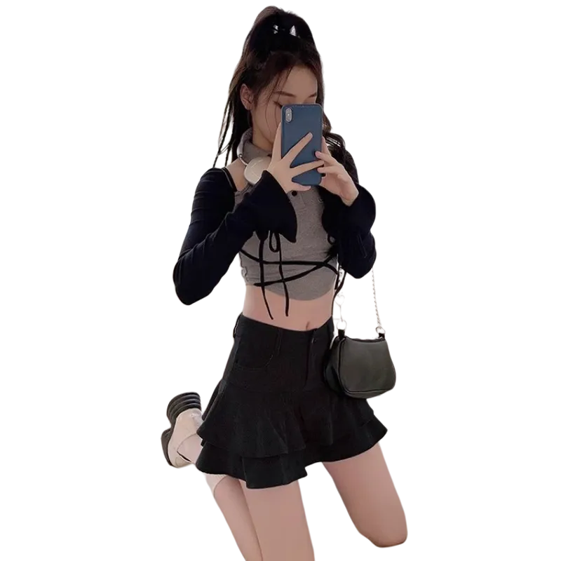 Gentle Welcome Casual Short Skirts Women's-2