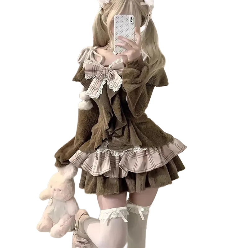 Gentle Welcome Casual Short Skirts Women's-4