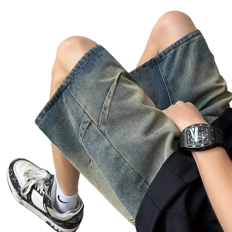 Chisportate Denim Shorts Unisex-4
