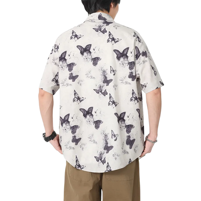 SIFLYTO Shirts Unisex Ink Butterfly Dancing Lightly-1