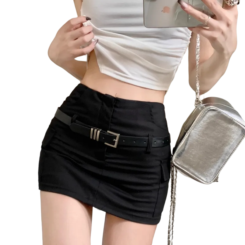Gentle Welcome Casual Short Skirts Women's-4