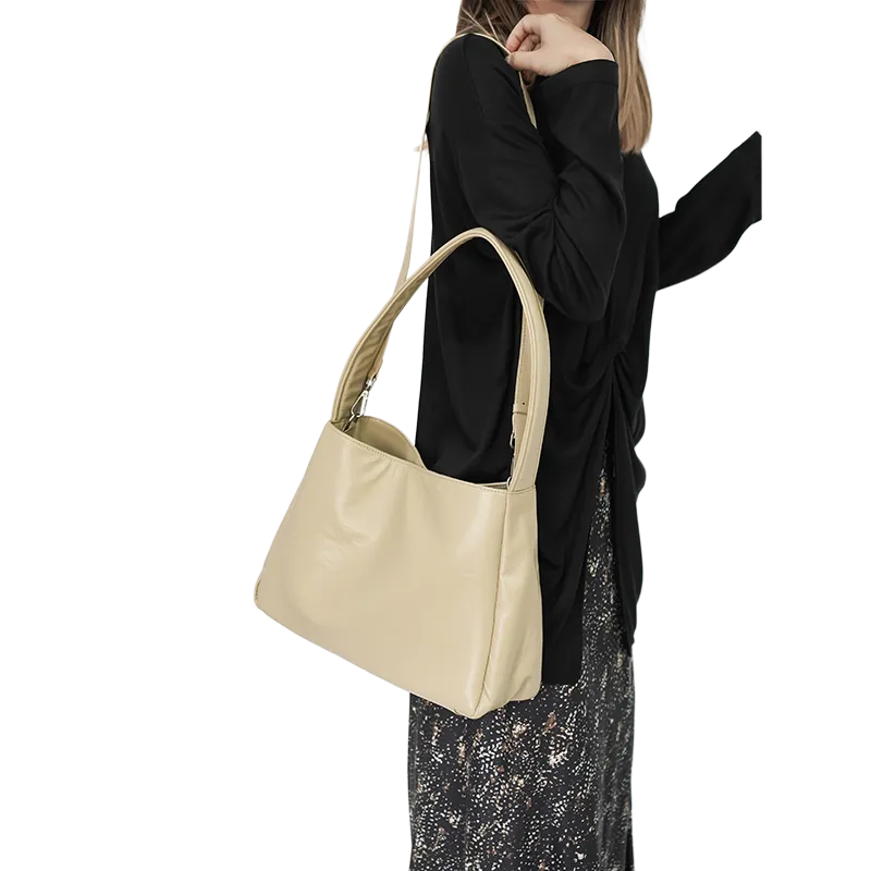 BEMIX PETS Artificial Leather Shoulder Bag Regular Women's Black/Milk Tea-5