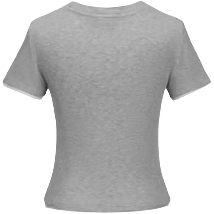 URBAN REVIVO Regular T Shirt Women's Cool Gray-1