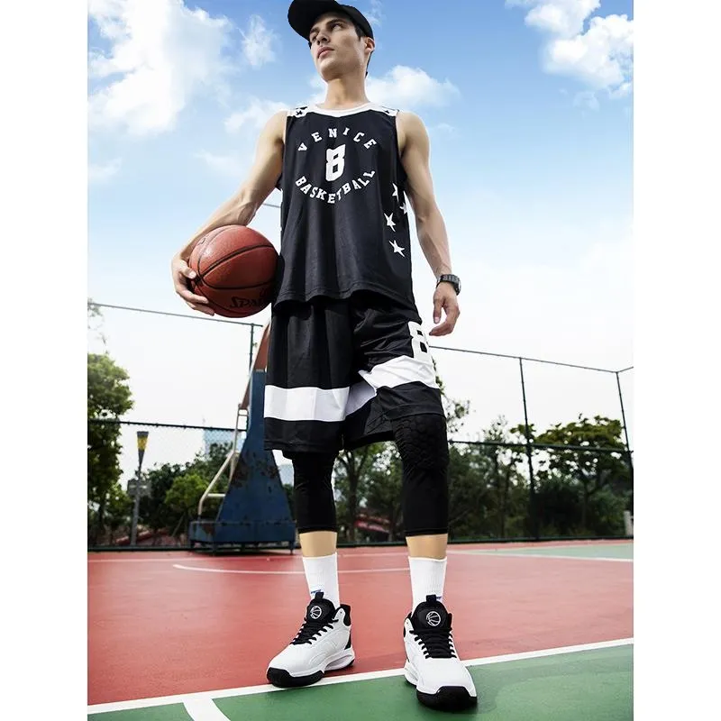 Beta Cushioned Wear-Resistant Coverage Support Mid-Top Basketball Shoes Men's-15