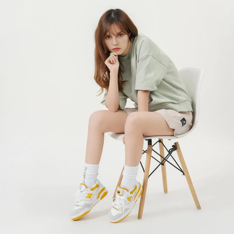 New Balance 550 Sea Salt Varsity Gold-6
