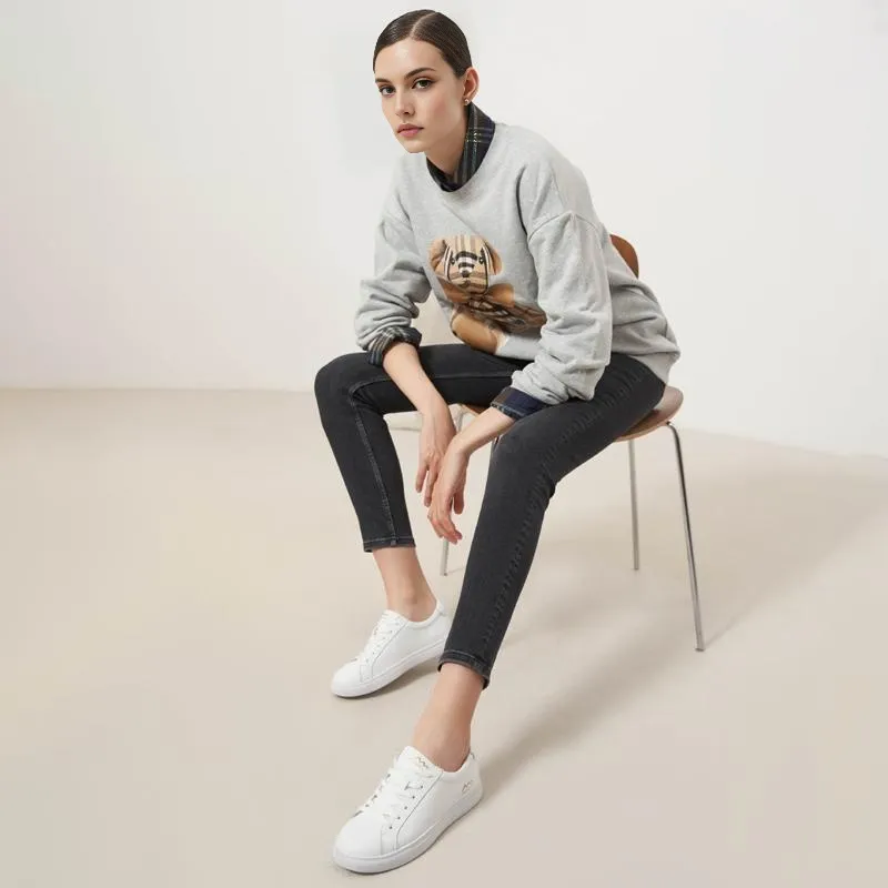 TARRAMARRA Skateboard Shoes Women's Low-Top White-5