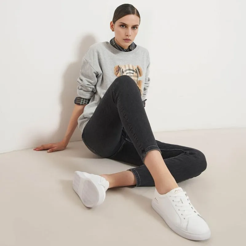 TARRAMARRA Skateboard Shoes Women's Low-Top White-7
