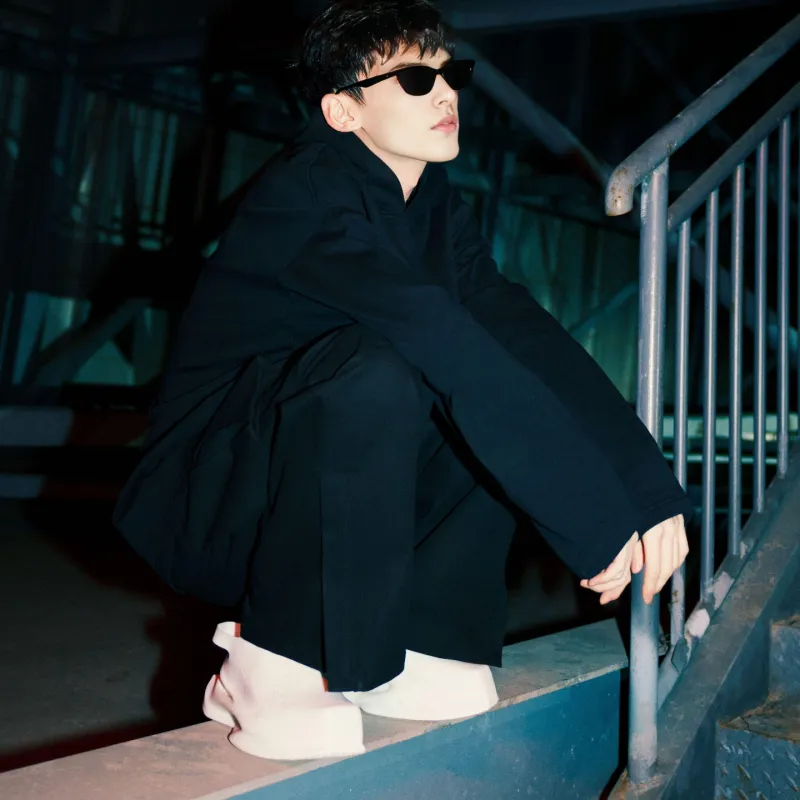 SCRY X GOODBAI x GQ 3D Printed Shoes Men's White-7