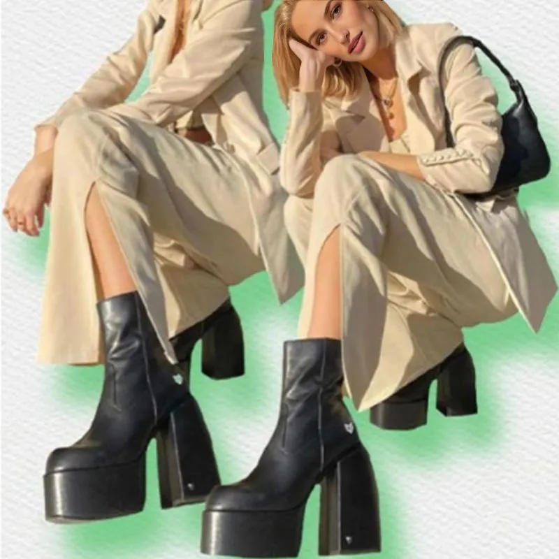 Naked Wolfe Jailbreaker Ankle Boots Women's Black-4