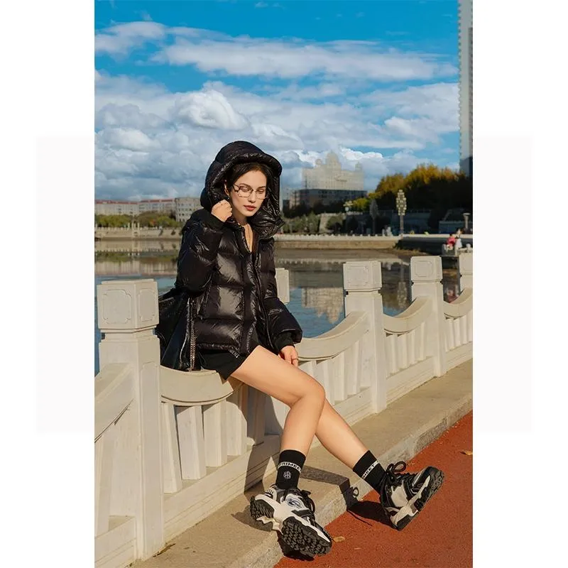TINMUU Cushioning Anti-Slip Wear-Resistant Breathable Height Increasing Low-Top Chunky Sneakers Unisex-21