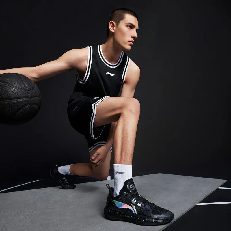LINING Liren 3 V2 Basketball Shoes Unisex Low Top Black-8