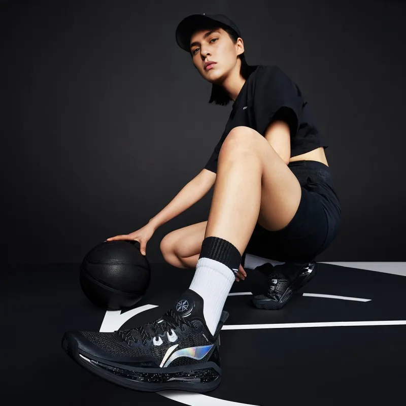 LINING Liren 3 V2 Basketball Shoes Unisex Low Top Black-9