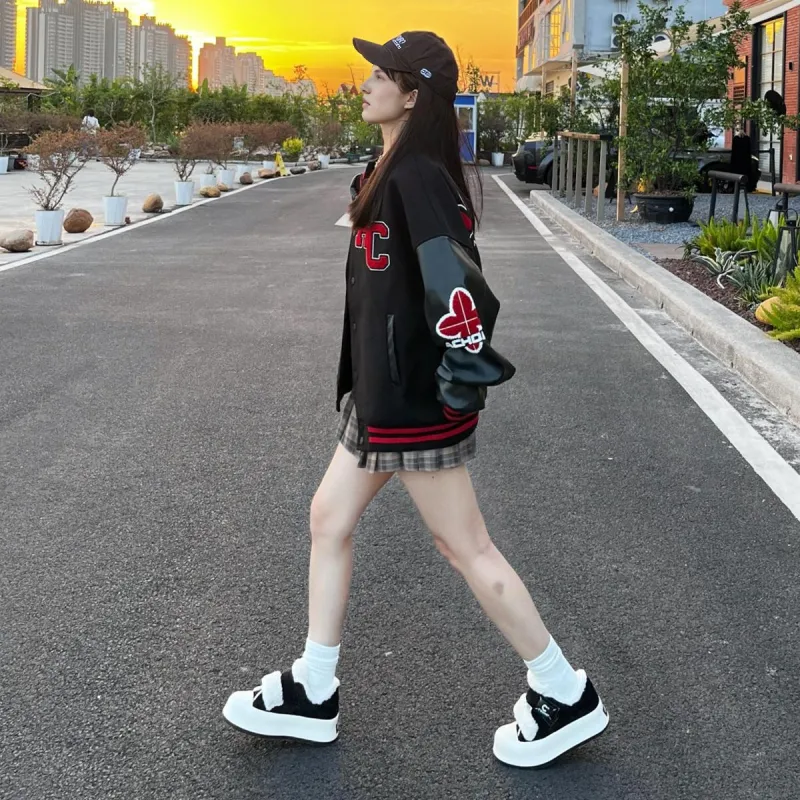 C°BANNER Hook-and-Loop Low-Top Casual Shoes Women's-19