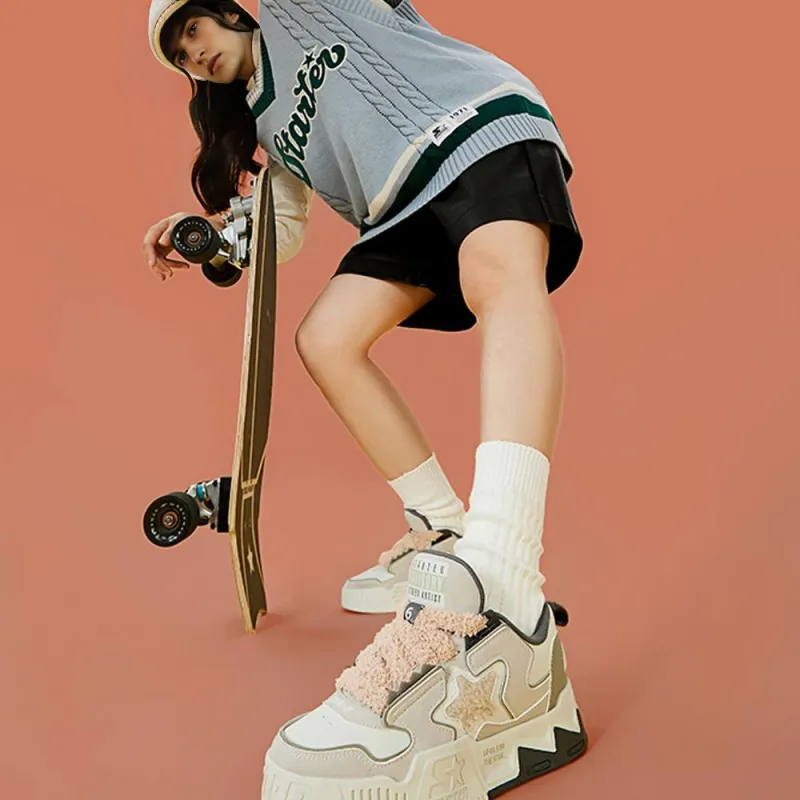 STARTER Vol Series 2 Low-Top Skateboard Shoes Men's Dusty Pink-6