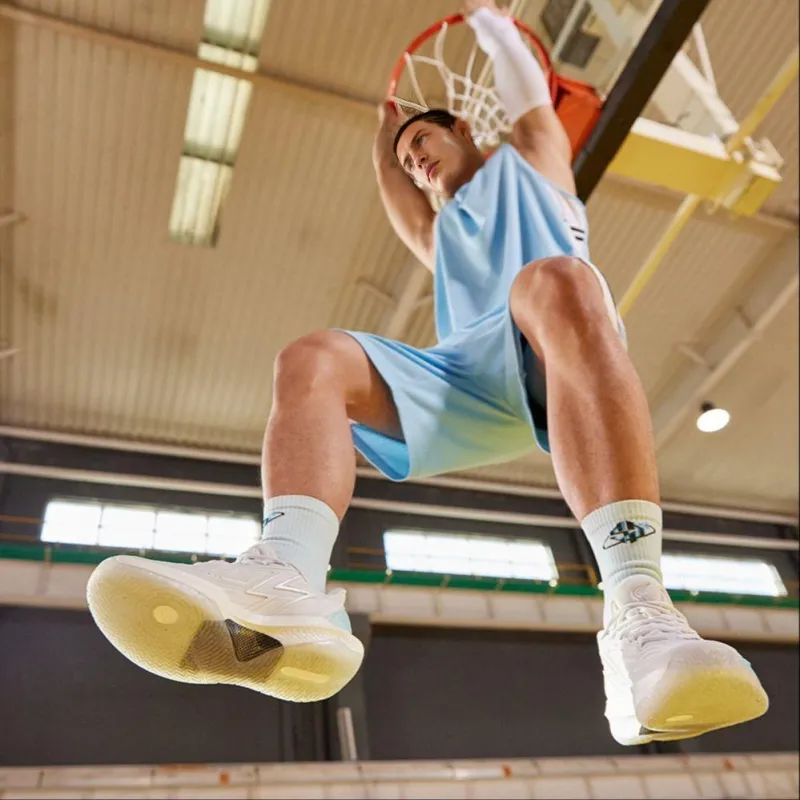 361° BIG3 4.0 Quick Pro Basketball Shoes Men Low Top 361 Degrees White/Glacier Blue-5