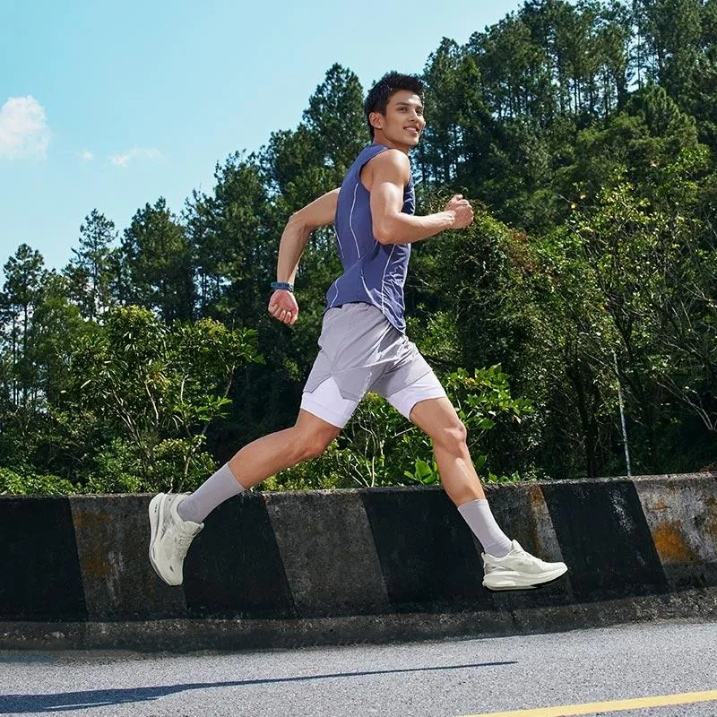 361° Float MIRO Cushioning Anti Slip And Wear Resistant Low Top Running Shoes Men's Silver White-10