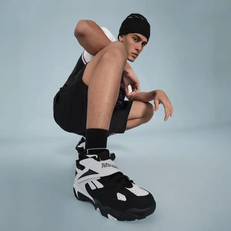 Reebok Preseason 94 Mid Black White-5