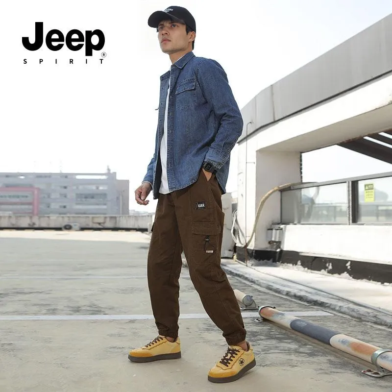 JEEP SPIRIT Slip Resistant Cushioning Wear Resistant Low Top Skateboard Shoes Men's Lemon-7
