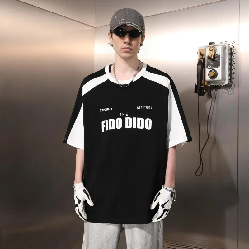 FIDO DIDO Short Sleeved T Shirts Unisex-3