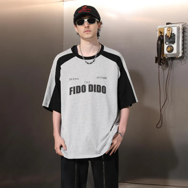 FIDO DIDO Short Sleeved T Shirts Unisex-19