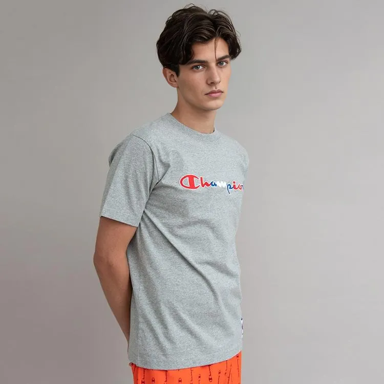 Champion T Shirts Unisex Gray-3