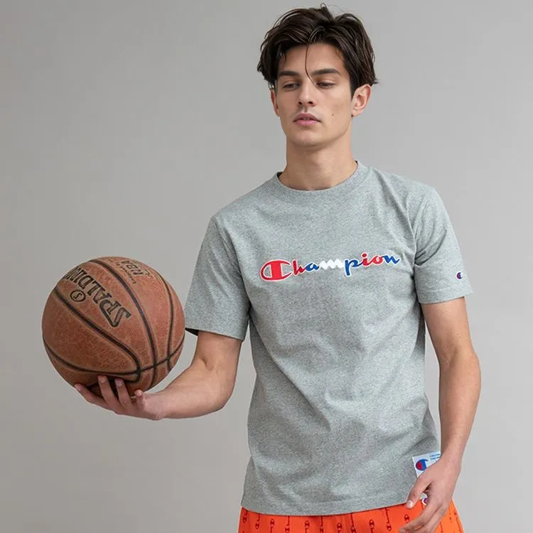 Champion T Shirts Unisex Gray-4