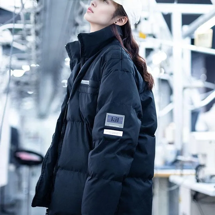 KILLWINNER Puffer Jackets Unisex Black-7