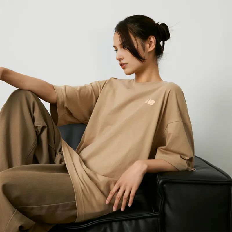 New Balance x PK SHEJISHILIANMINGKUAN T Shirt Unisex Khaki-5