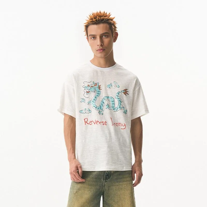 EMPTY REFERENCE x REVERSE IRONY T Shirt Unisex White-3