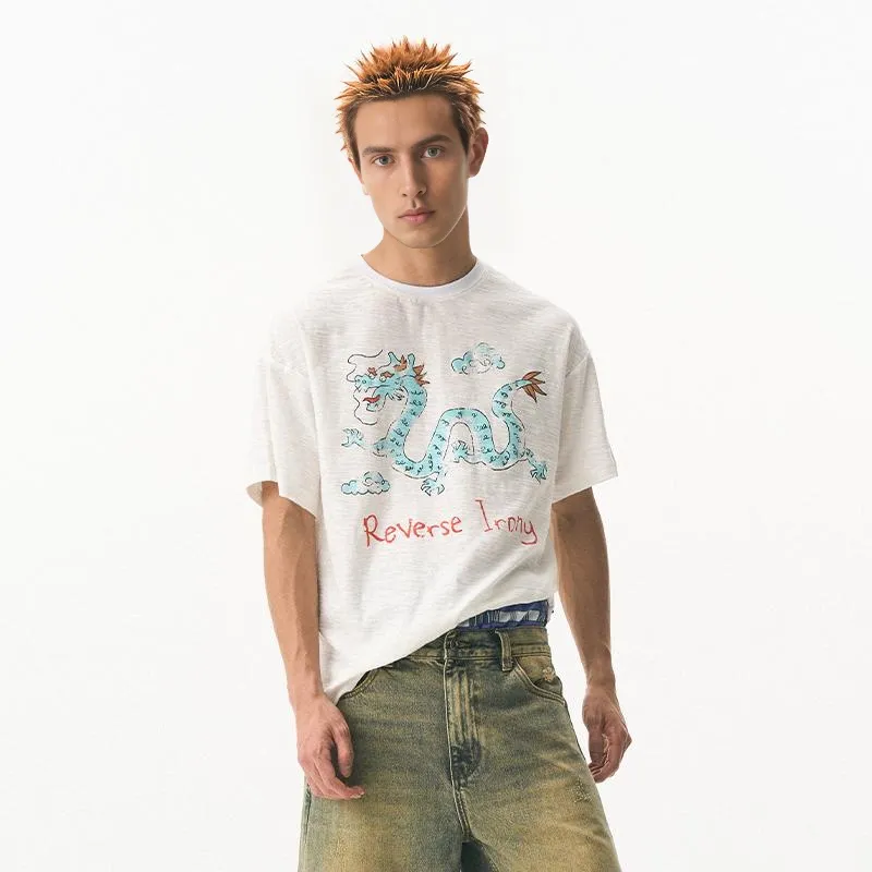 EMPTY REFERENCE x REVERSE IRONY T Shirt Unisex White-5