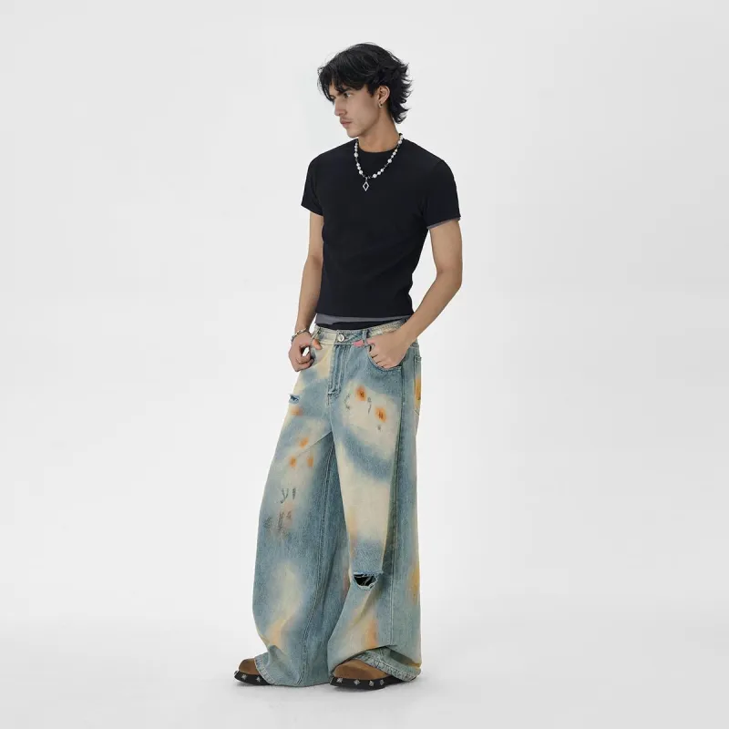 JHYQ Jeans Unisex Blue-3